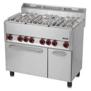 Four électrique GN 1/1 99, cuisinière à gaz 6 brûleurs, cuisinières de cuisine - Product Image 1