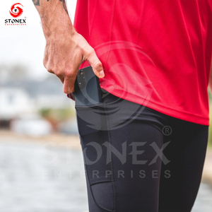 Pantalones Cortos Deportivos Transpirables de Color Sólido con Bolsillos Laterales y Cordón Ajustable, Pantalones Cortos de Verano para Hombre, Personalizados OEM - Product Image 3