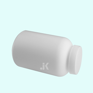 สกรูขวดกลมสีขาว HDPE 300มล. จาก M0338ผู้ผลิตจากเวียดนาม - Product Image 2