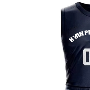 "เครื่องแบบบาสเก็ตบอลสำหรับทุกเพศเครื่องแบบบาสเก็ตบอลแห้งเร็วน้ำหนักเบาเครื่องแบบบาสเก็ตบอลระเหิด - Product Image 5