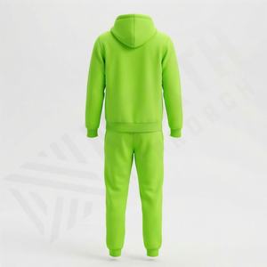 Conjunto Deportivo Personalizado con Logotipo, 100% Algodón, Traje de Invierno con Cremallera para Adultos, Transpirable, Chándal de Dos Piezas Hecho a Medida para Hombre - Product Image 2