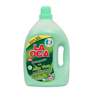 LA OCA ALOEVERA限定品質のアロエベラエッセンスのホットセール液体洗濯洗剤用5リットルボトル洗浄パウダー