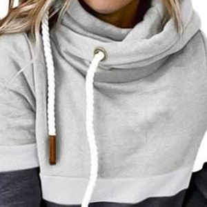 2022, sudaderas con capucha informales para mujer, Sudadera con capucha de manga larga de bloque de Color, Jersey, Sudadera con capucha, pedido a granel - Product Image 6