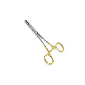 Portaagujas Castroviejo con Logotipo Personalizado, Recubrimiento de Titanio, Puntas Finas, Instrumentos de Microcirugía con Certificación CE - Product Image 2