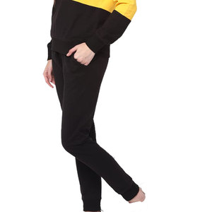 Ensemble de survêtement 2 pièces de haute qualité avec sweat à capuche et pantalon de jogging lavés, logo personnalisé, sweat à capuche zippé pour femmes, vente en gros - Product Image 6