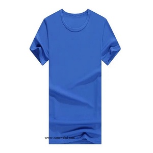 Men's 100% Cotton T-Shirt Custom Fit Multi-Color Short Sleeve Solid Medium <b>Weight</b> Plus Size Breathable <b>Blank</b> Design Casual Tshir - Product Image 2