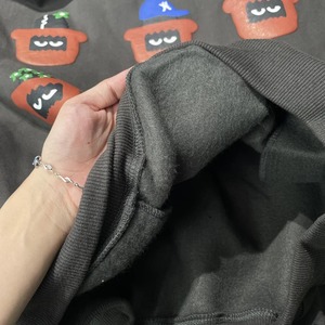 Sweatshirts à capuche d'hiver pour hommes en coton polyester vierge à impression bouffante 3d personnalisés sweatshirts à capuche unisexe à impression en mousse avec logo - Product Image 5