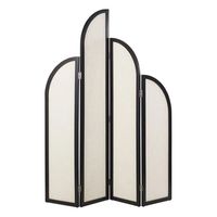 Paravent pliant avec miroir encadré d'or, séparateur d'espace élégant pour la maison et le bureau, cloison réfléchissante et élégante
