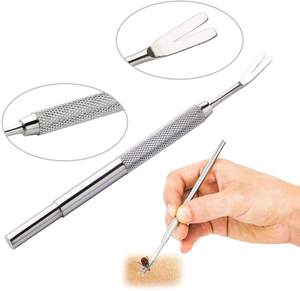 Agujas de Acero Inoxidable para Eliminar Espinillas y Acné, Herramientas de Extractor de Comedo, 8 Unidades por Juego - Product Image 2