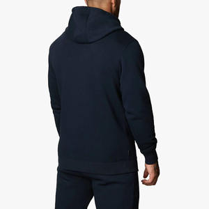 2025 Trend <b>Men's</b> Custom <b>Navy</b> Cotton <b>Fleece</b> Tracksuit Set Drawstring Hoodies & Jogger Pants Gym Wear Custom OEM Services - Product Image 3