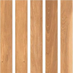 La mejor calidad, 200x1200mm, azulejo de cerámica de grano de madera marrón rústico, aspecto de madera, tablón de porcelana, azulejo de suelo de 8mm de espesor - Product Image 1