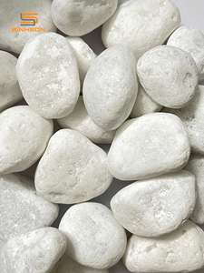 Haute qualité poli dégringolé concassé gravier pierre naturelle neige blanche paysage galet meilleur prix pour cuisine utilisation extérieure directe - Product Image 6