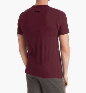 เสื้อยืดคอตตอนรัดไหล่ของผู้ชายแบบแห้งเร็วคุณภาพสูงสำหรับผู้ชายขายส่ง - Product Image 6