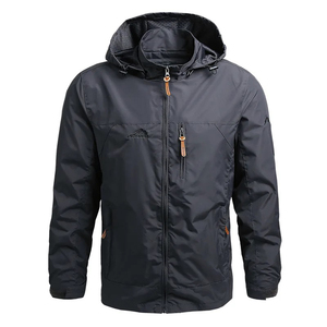 Veste coupe-vent softshell en gros-Veste d'extérieur imperméable pour homme Vestes coupe-vent imperméables - Product Image 1