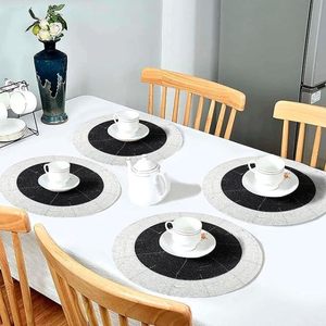 Best Theme Design Rounded Tableware Decorative <b>Placemat</b> Glass <b>Beads</b> Place Mat for Parties and Other Functions - Product Image 2