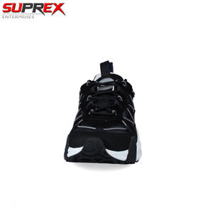 Mocassins pour hommes faits à la main noir et blanc, tige en PVC, semelle intermédiaire/externe en caoutchouc, respirants, anti-odeur, tendance mode, personnalisables - Product Image 6