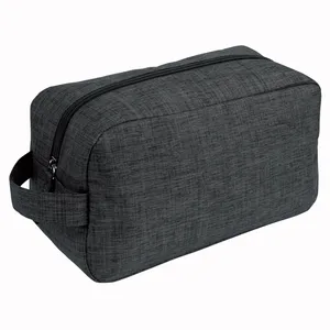 Beauty Case Personalizzato in Tessuto Melange 300D per Regali Promozionali e Aziendali, Beauty Case Personalizzato per Merchandising - Product Image 2