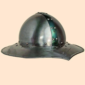 Casco Medieval Hecho a Mano con Armadura de Acero Suave para Recreaciones Históricas y Decoración del Hogar - Product Image 2