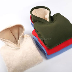 Sweat à capuche Sherpa doublé en polaire Pull d'hiver chaud pour enfants Sweat à capuche Pull doux Lavable en machine - Product Image 4