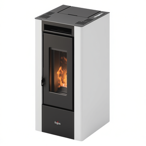 Estufa de Pellets Blanca ELLIOT 6 de 5.5kW, 4 Estrellas, Clase A+, 7025066 - Product Image 2
