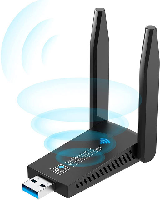 WiFi Network Card  WiFi Adapter 1300Mbps USB 3.0 Dual Band WiFi Dongle