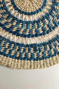Wholesaler Round Colored Woven Seagrass Placemat Handmade <b>Table</b> <b>Mat</b> For Dining <b>Table</b> Kitchen Decor Eco Friendly Home Accessories - Product Image 4