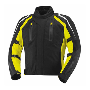 Veste de moto unisexe d'été respirante coupe-vent grande taille en cuir pour course moto à manches longues - Product Image 1