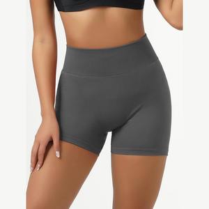 Nuevos pantalones cortos de yoga para mujer OEM con cintura alta Ajuste cómodo y tecnología de absorción de humedad para Fitness Running Gym Jogger - Product Image 3