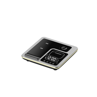5-in-1 Smartwatch compatibel draadloos oplaadstation met wekker en nachtlampje voor meerdere apparaten