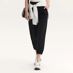 Pantalon de jogging unisexe évasé en coton 100% respirant et écologique, qualité supérieure, style streetwear empilé, personnalisable - Product Image 4