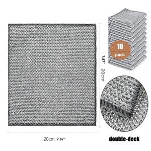 非スクラッチワイヤー食器用布多目的ワイヤー食器用ラグウェットドライ用 - Product Image 5