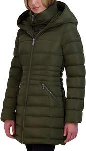 Veste d'hiver avec logo personnalisé Manteaux matelassés pour femmes Motif imprimé Remplissage épais Extérieur Hiver - Product Image 3