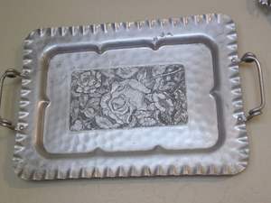 Style classique café thé ancien effet plateau en bois rectangulaire Restaurant hôtel fournitures nourriture bois plateaux de service - Product Image 6