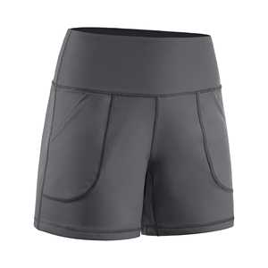 Shorts de gymnastique respirants de haute qualité pour les femmes Élégant personnalisé Skinny Fit couleur unie course Yoga tenue décontracté Shorts pour femmes - Product Image 3