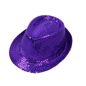 Sombrero de lentejuelas para baile Unisex, sombrero de lentejuelas brillantes para baile, Unisex - Product Image 2