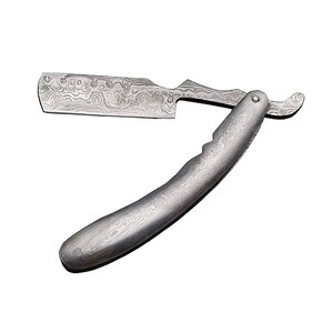 Maquinilla de afeitar recta de acero de Damasco hecha a mano personalizada, 1 pieza, desechable de seguridad para el cuerpo, Bikini, Kit de afeitado para barbería, uso Personal - Product Image 3