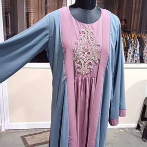 Beautiful Moroccan Seamless <b>Kaftan</b> New Design Handmade with Stone Beads <b>Plus</b> <b>Size</b> Traditional Muslim Clothing Accessory - Product Image 1