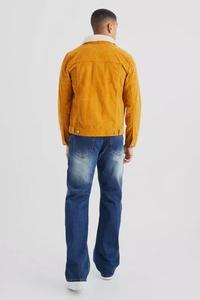 Chaqueta Vaquera de Invierno para Hombre con Logotipo Frontal, Ajuste Flexible, Durabilidad Robusta, Comodidad Suave y Estilo Urbano Contemporáneo - Product Image 3