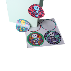 100 pièces/ensemble personnalisé dessin animé mignon téléphone autocollants impression personnalisée baiser découpé feuilles d'autocollants découpés - Product Image 3