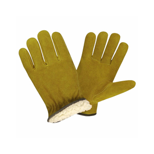 ถุงมือขับรถหนังแบบแยกได้ทนทานถุงมือนิรภัยสำหรับคนขับมีซับในสำหรับฤดูหนาวพร้อมถุงมือหนังกันน้ำมัน - Product Image 5