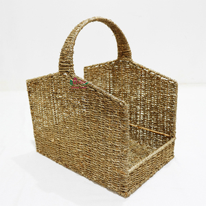 Cesta de Almacenamiento Decorativa de Seagrass Hecha a Mano Artex Dong Thap, Organizador Multifuncional para el Hogar, Vietnam - Product Image 1