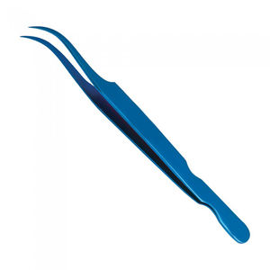 Pince à épiler antistatique en gros Extensions de cils Pointe coudée Finition Dall Pince à cils de salon de beauté - Product Image 6