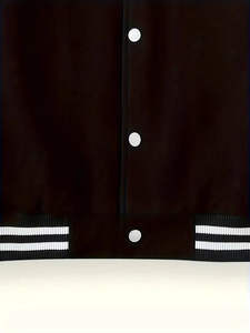 Veste en laine d'hiver unisexe grande taille, col montant personnalisé, 100% coton, veste ample pour homme, veste universitaire OEM - Product Image 6