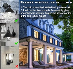 Bóng đèn LED clar-e27 với cảm biến chuyển động 10W, chiếu sáng tự động để sử dụng trong nhà và ngoài trời - Product Image 4