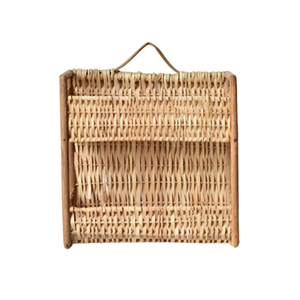 <b>Large</b> Rattan Wall <b>Basket</b> For Magazines and Newspaper, Handwoven <b>Wicker</b> Wall Storage & Home Decor Wholesale From Vietnam - Product Image 5