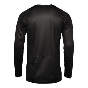 Maillots de course moto pour hommes, couleur noire unie, imprimés, grande taille, design unique, respirants, manches longues, pour l'hiver - Product Image 2