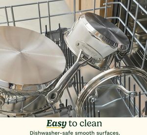 77-11G <b>Stainless</b> <b>Steel</b> 11-Piece Set Chef's-Classic-<b>Stainless</b>-Cookware-Collection - Product Image 3