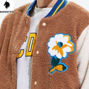 แจ็กเก็ตขนสัตว์สำหรับผู้ชายคอปกตั้งสวมใส่สบายกันลมน้ำหนักเบา - Product Image 3