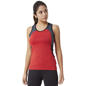 Camiseta sin mangas de Fitness XS para mujer, Tops cortos transpirables de secado rápido con cuello en U, diseño de tela de punto Sexy informal para gimnasio, Yoga, correr - Product Image 6