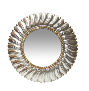 Miroir mural décoratif de forme personnalisée durable, moderne, portable, cadre en métal argenté, miroir mural pour salle de bain - Product Image 6